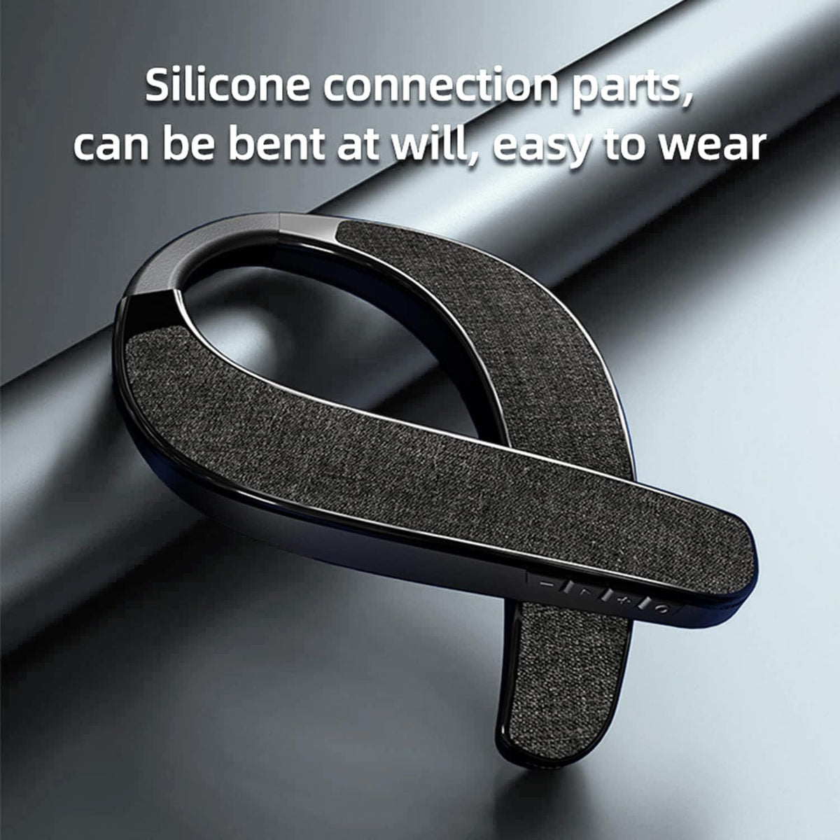 Neck Speaker Bluetooth 5.3 Built-in Mic Wearable Neckband Speakers 3D Stereo Surround Sound