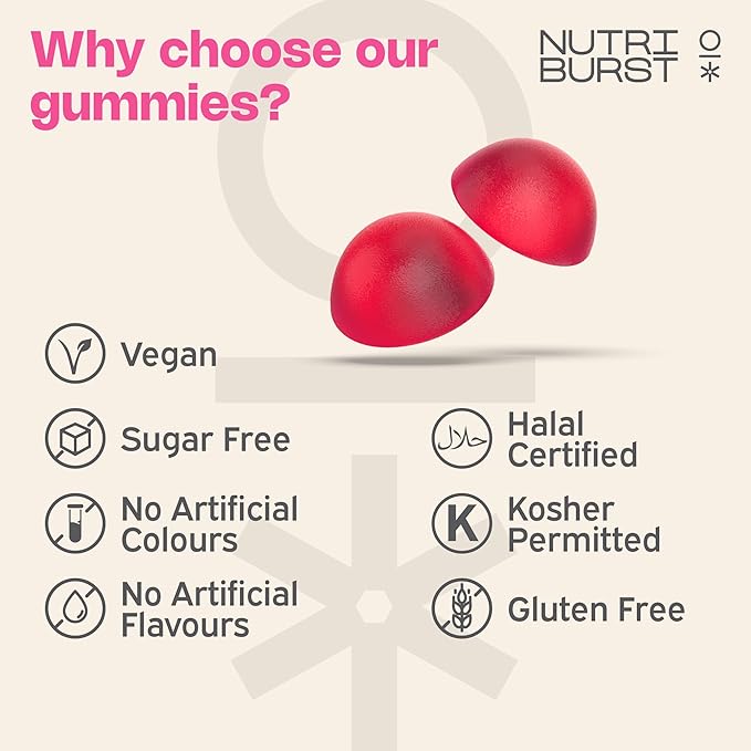 Nutriburst Women's Multi Vitamins  60 Gummies