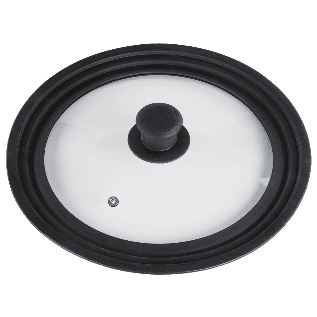 XAVAX 111545 غطاء عالمي مع فتحة تهوية للبخار للأواني والمقالي، 24، 26، 28 سم، زجاج