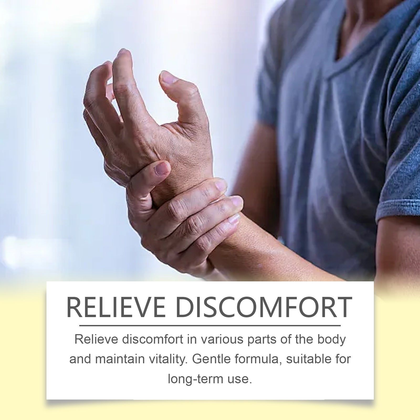 Body Relief Capsules, Natural Joint Pain Support, Enhance Body Care, Daily Massage Aid ,60 capsules