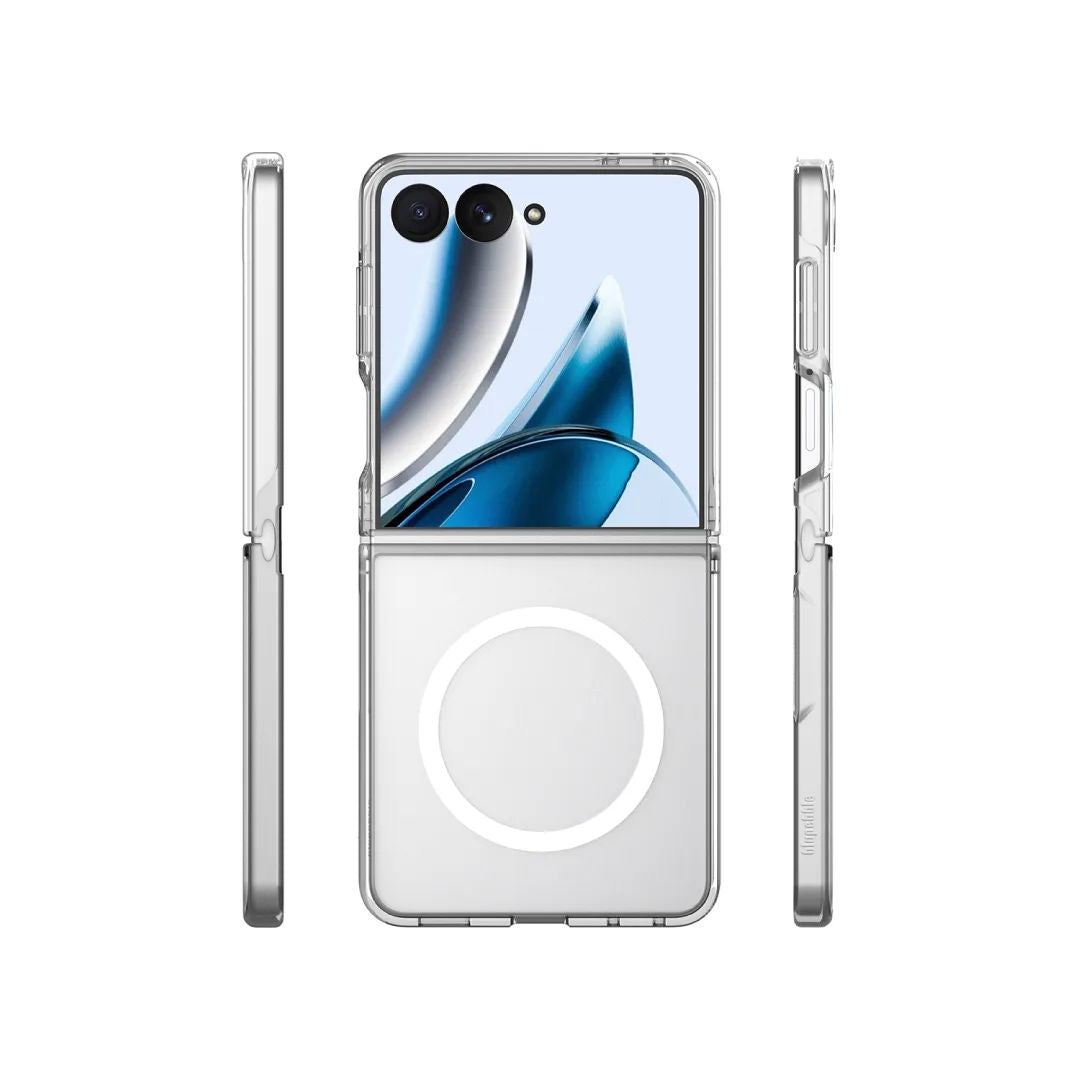 Blupebble Samsung Galaxy Flip 8 Crystal Guard Case, Clear
