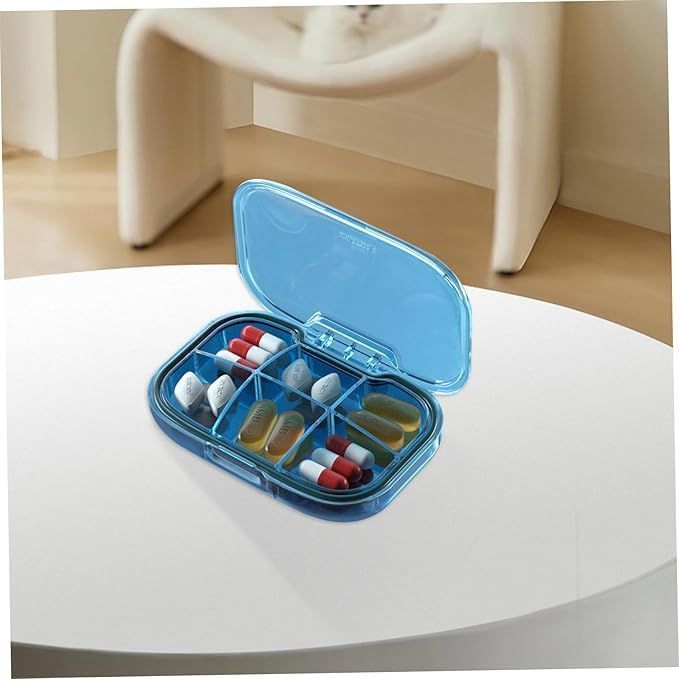 Medicine Storage Box Multi Compartment Organizer for Pills Vitamins