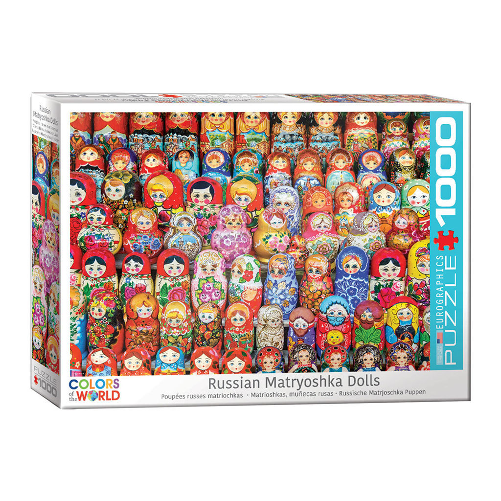 Russian Matryoshka Dolls 1000 Pieces Puzzle
