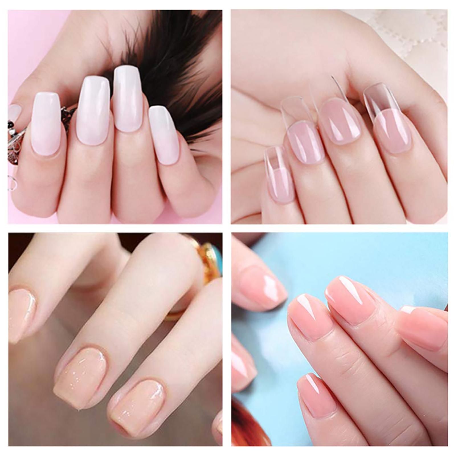 Nail Extension Kit Nail Art Tools Starter Set With 15ml Poly Nail Gel UV Lamp