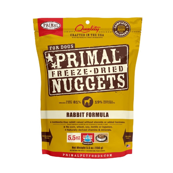 Primal Canine Rabbit Freeze-Dried Formula 5.5oz