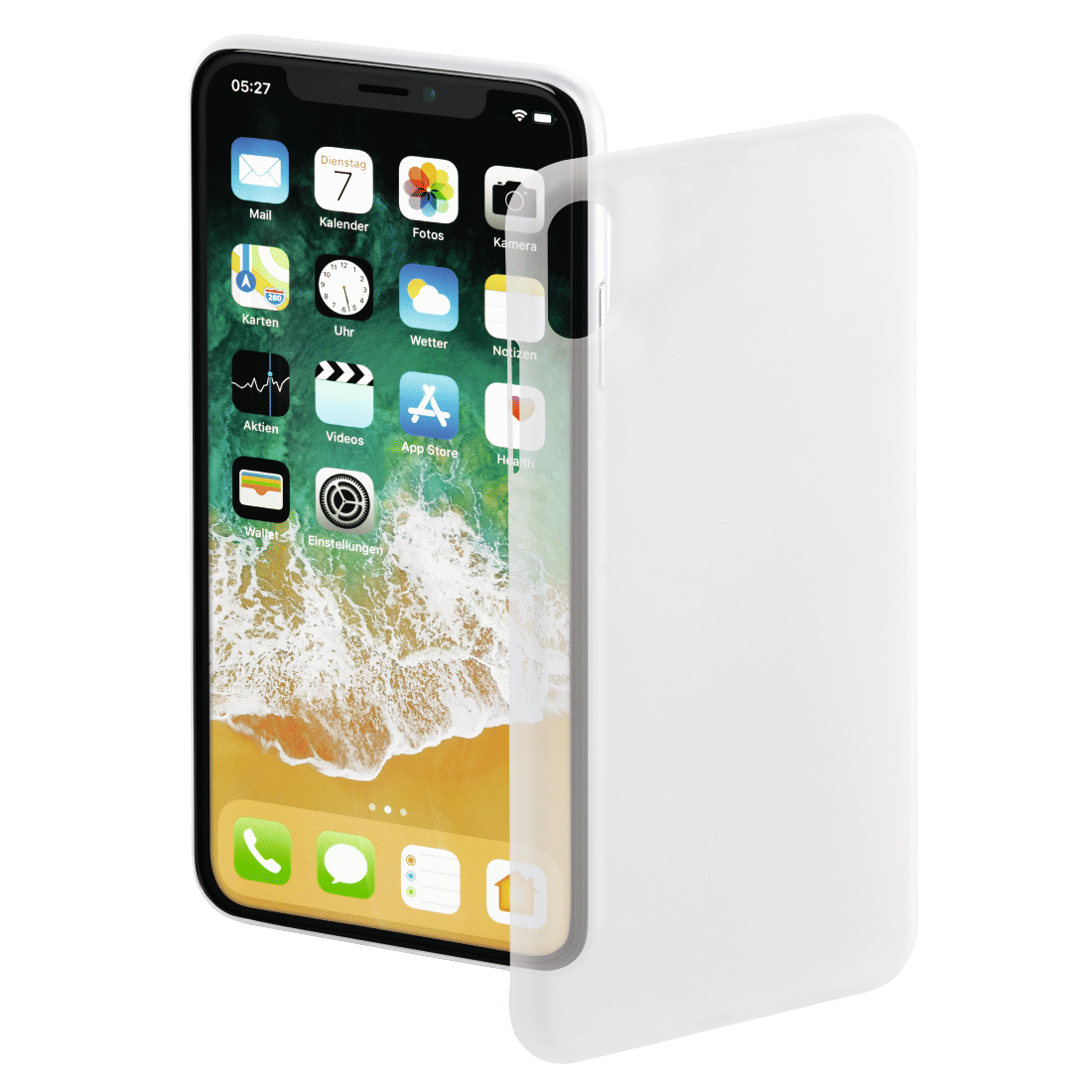 HAMA 181393 "Ultra Slim" Cover for Apple iPhone X, white