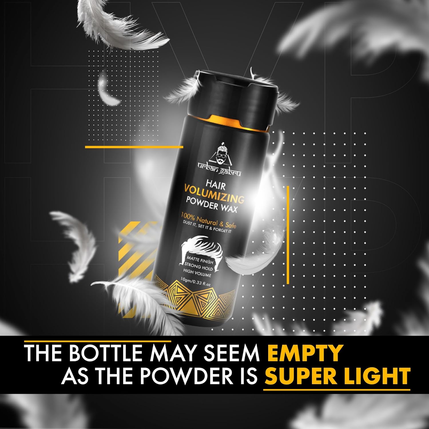 Urban Gabru Hair Volumizing Powder Wax strong hold | Matte Finish 10g