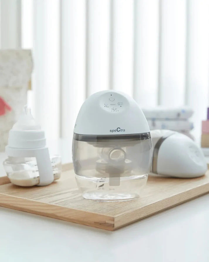 Spectra® Breast Shield Set for Spectra® Wearable Electric Breast Pump White/Transparent
