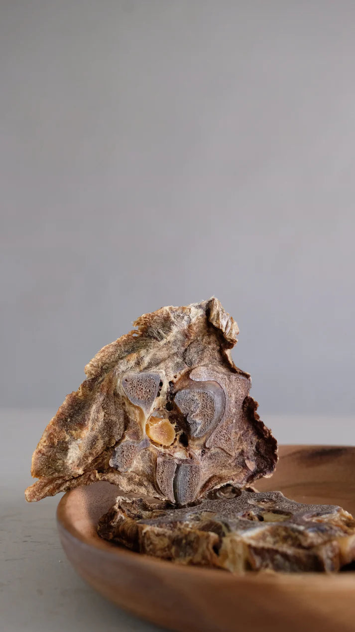 Boneve Air-Dried Free-Range Grass-Fed Venison Neck Bone Slice Dog Treat - 100G
