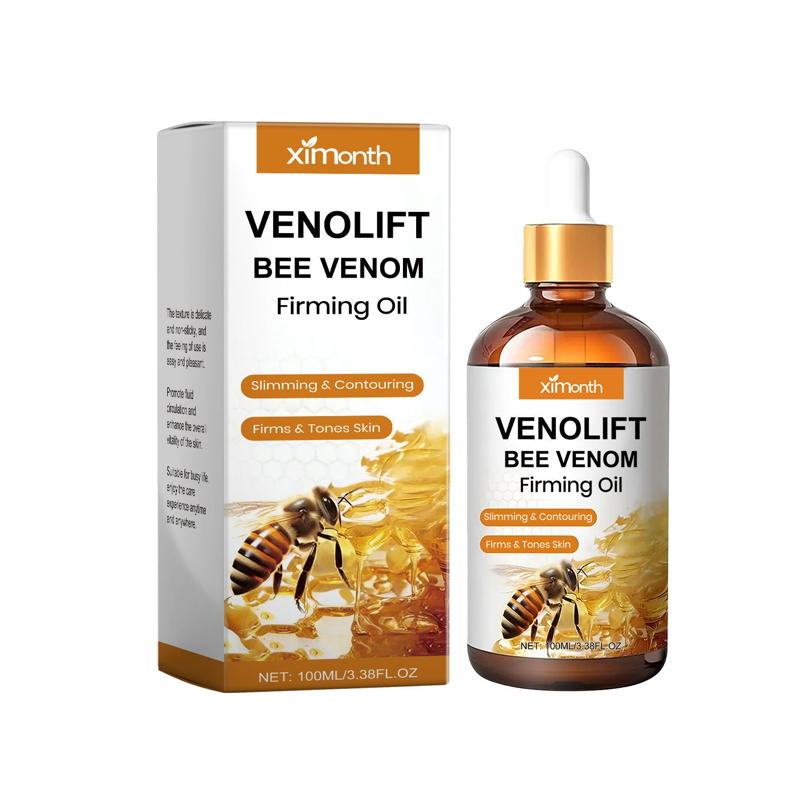 Body Care Oil, Hydrating Moisturizer, Brightening, Firming, Natural Plant Ingredients ,100ml