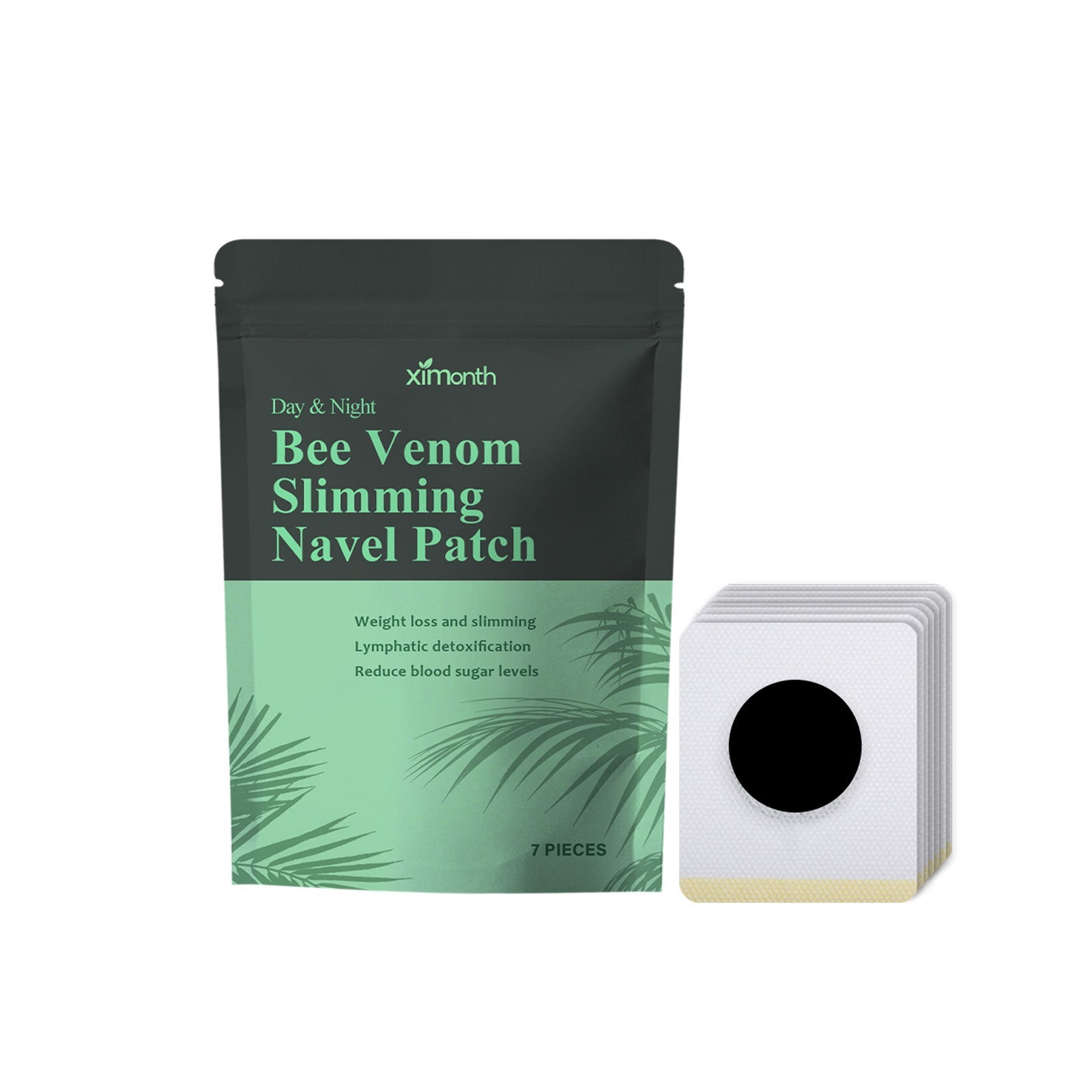 Bee Venom Slimming Navel Patch, Natural Fat Burner, Detox, Boost Metabolism, Body Slimming ,7pcs