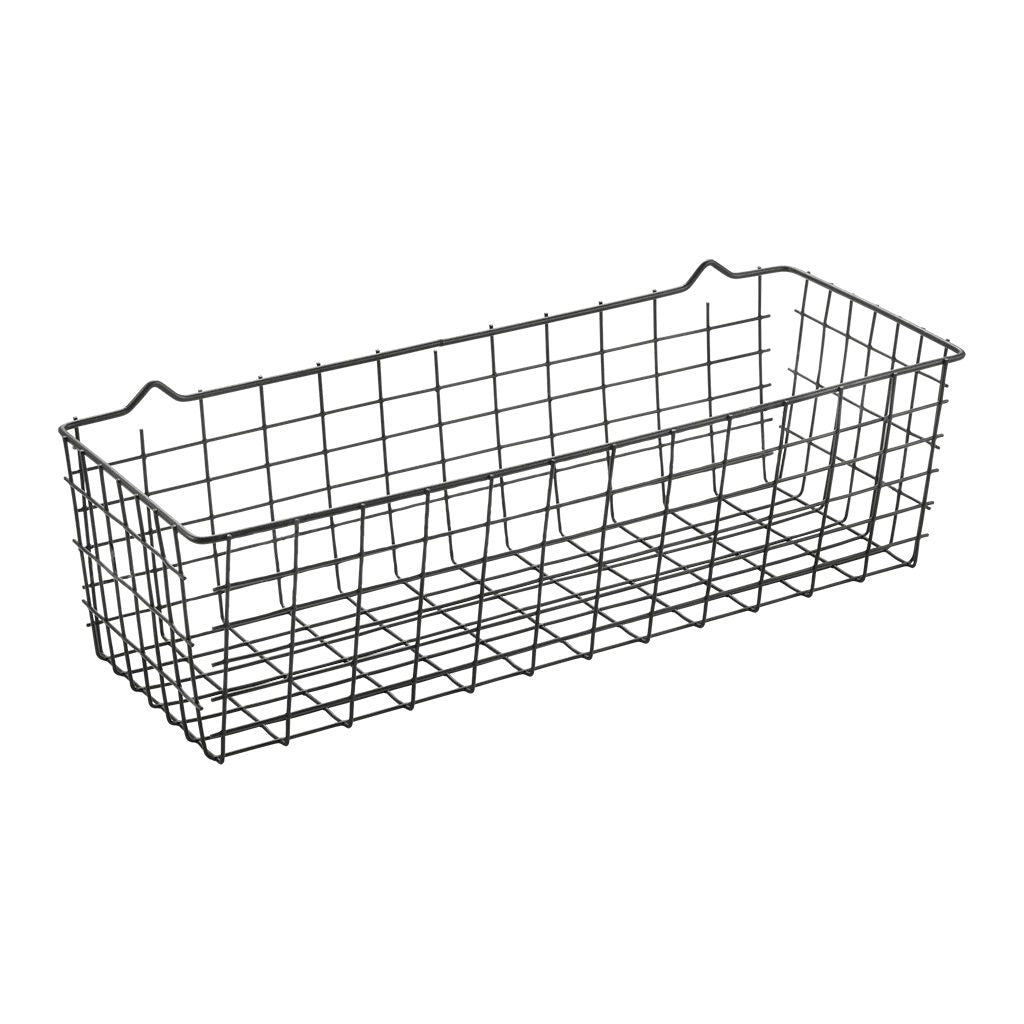 Metaltex Koala LAVA Multipurpose Basket, 33x12x9cm, Touch‑Therm Matt Black