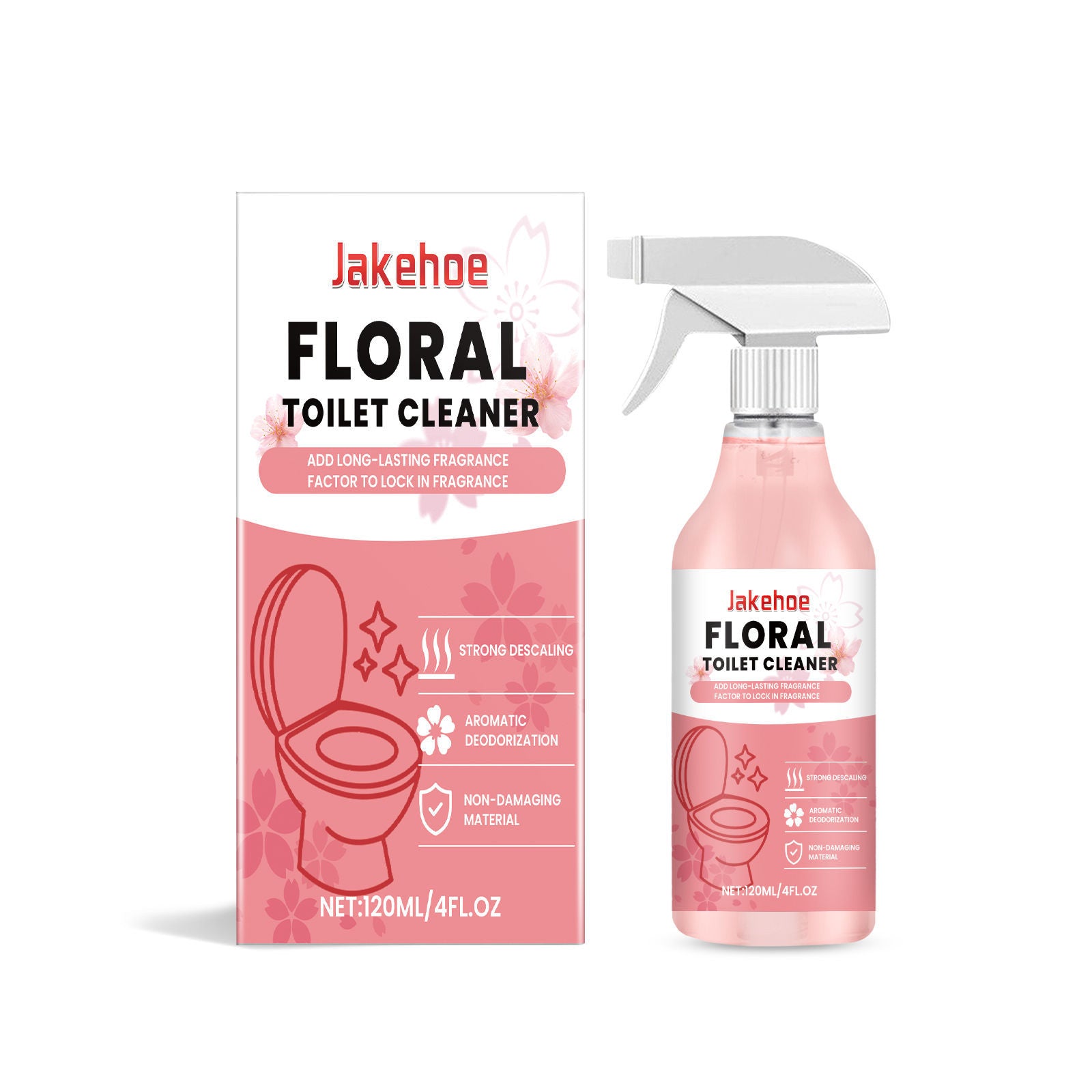 Aromatic Toilet Cleaner, Floral Fragrance, Deep Deodorizing, Fresh Bathroom Feel ,120ml