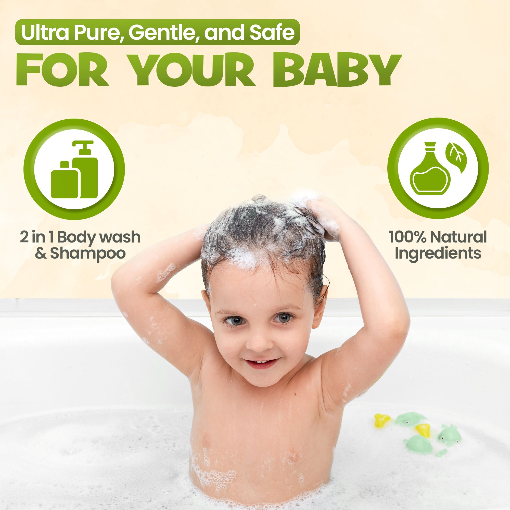 ENFANT Ultra Care Organic Plus Shampoo & Body Wash 500ml