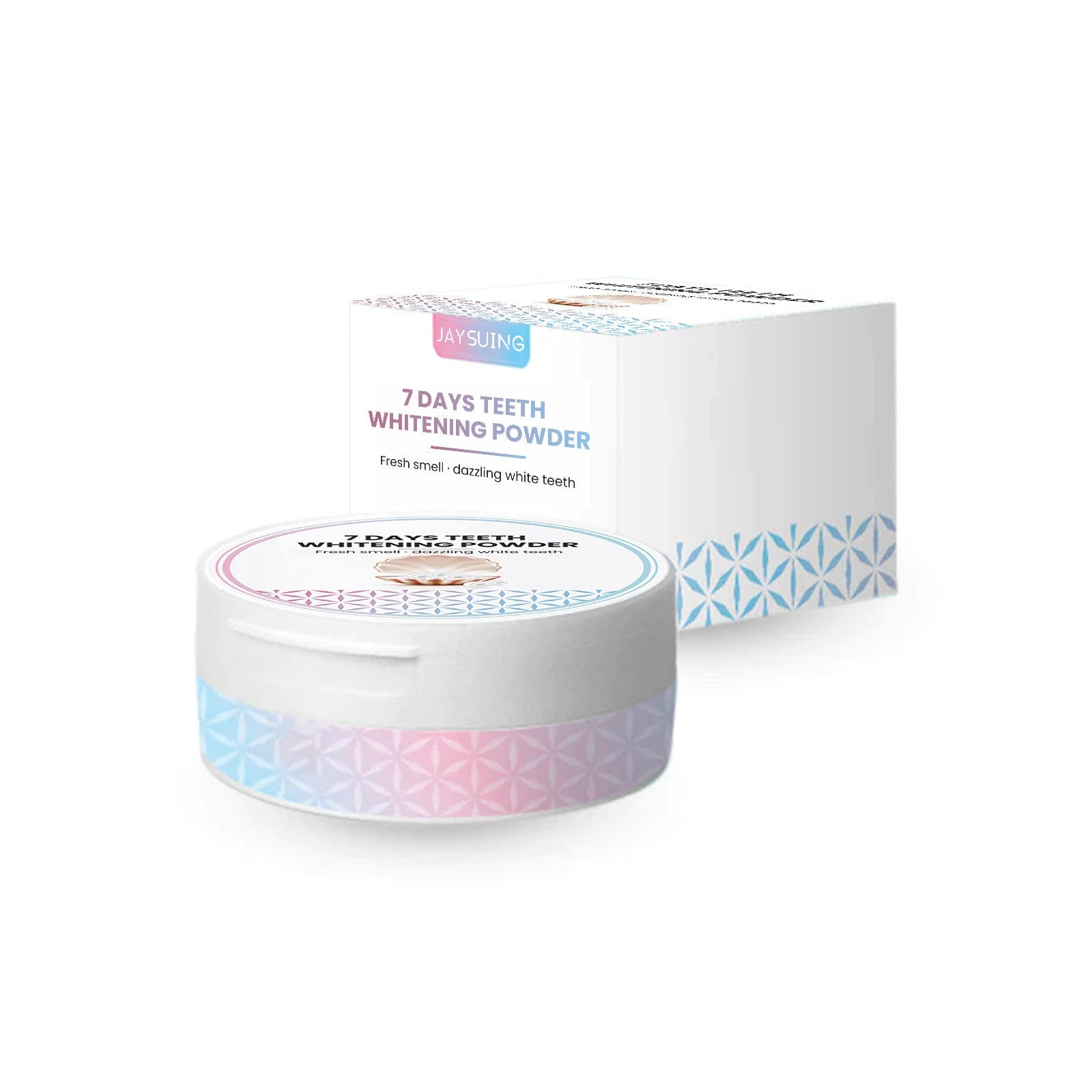 7-Day Teeth Whitening Powder, Oxidizes Stains, Fresh Breath, Natural Whitening ,50g