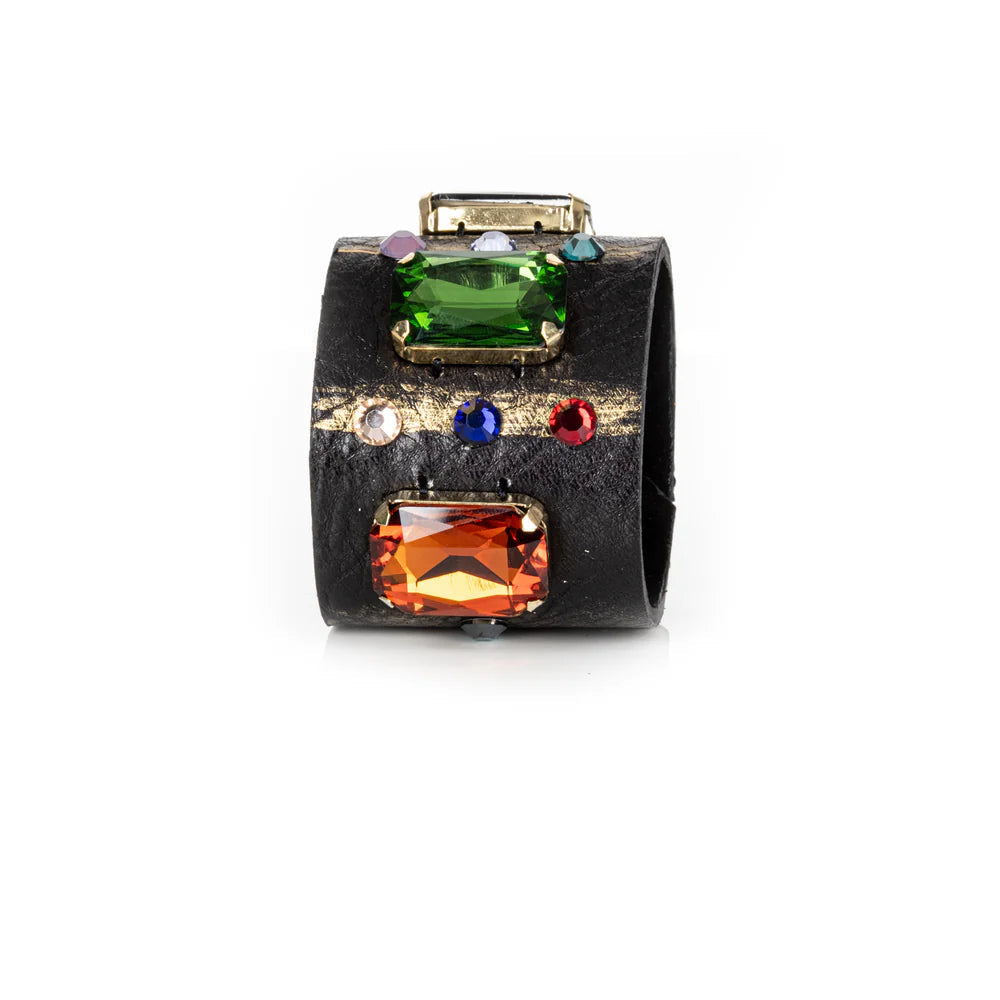 The Dark Royal Prism Leather Cuff