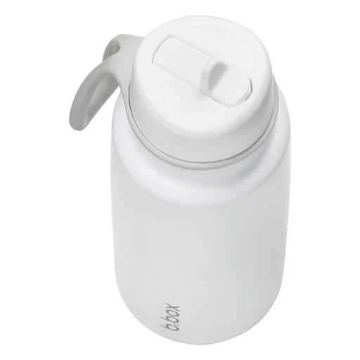 Insulated Flip Top Bottle 1L -White Out