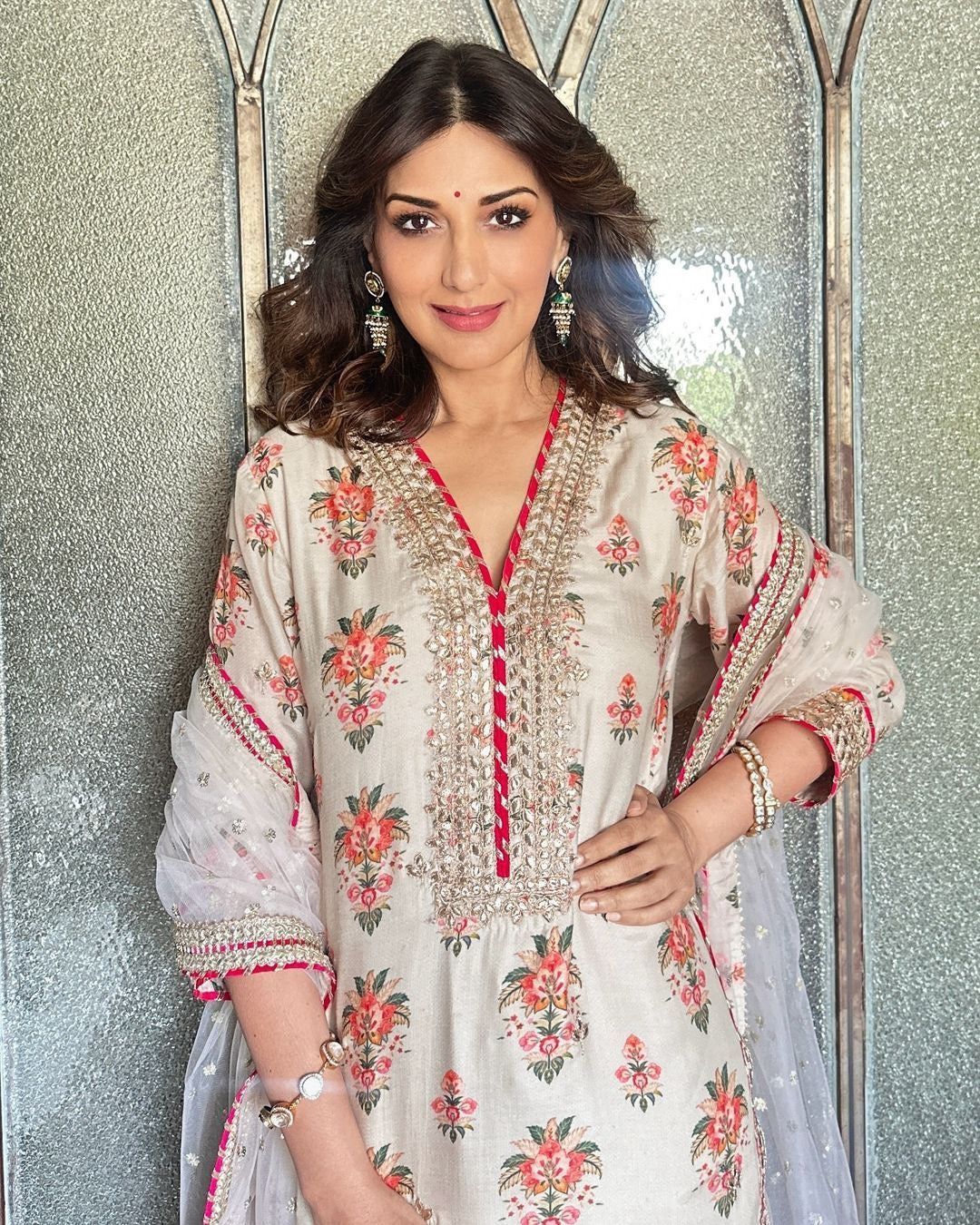 Fab Zone Beautiful Party Wear Top - Sharara With Fancy Dupatta