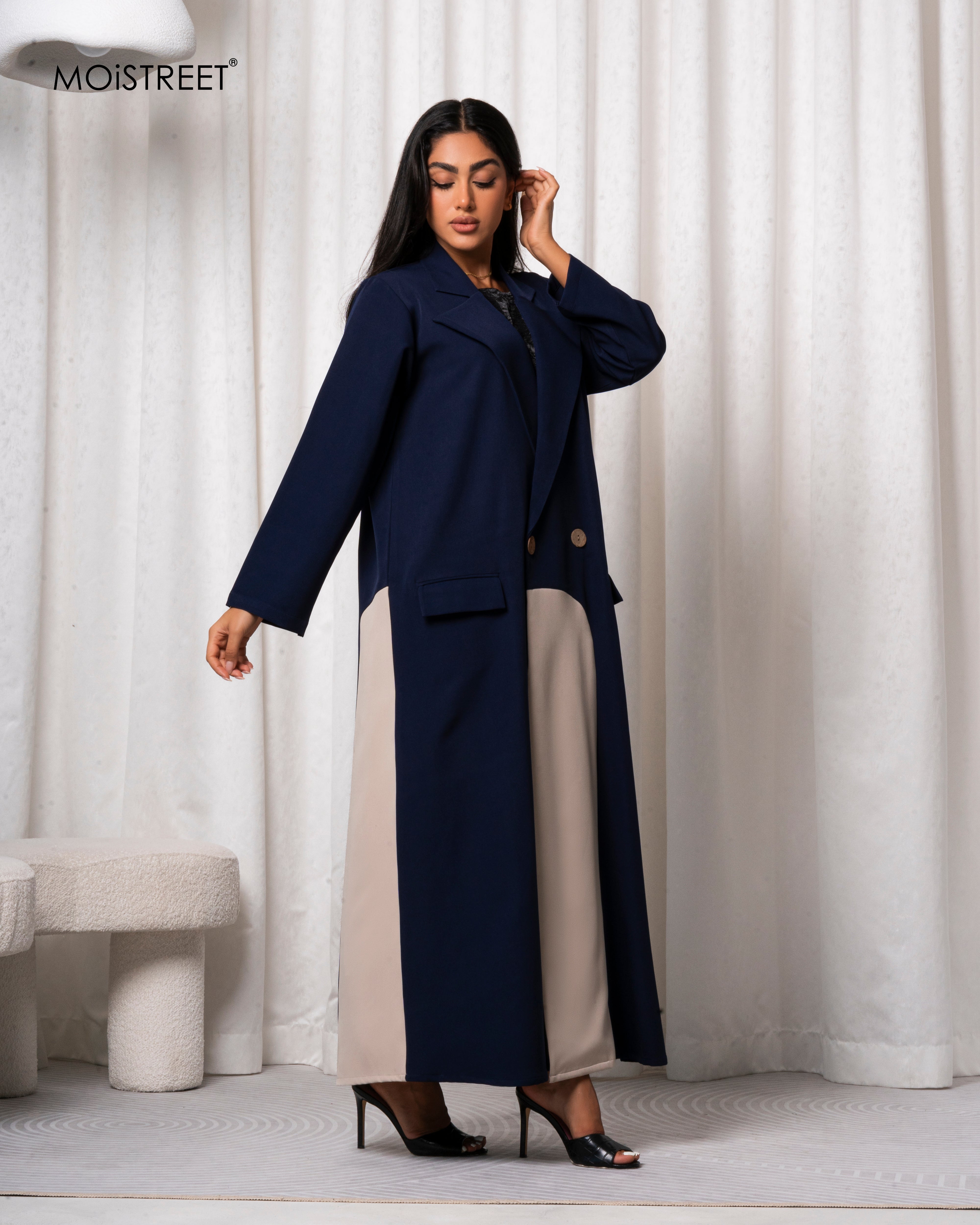 MoiSTREET Handmade Barbie Crepe Abaya