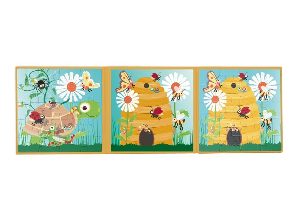 Magnetic Puzzle Book To Go - Garden Party
