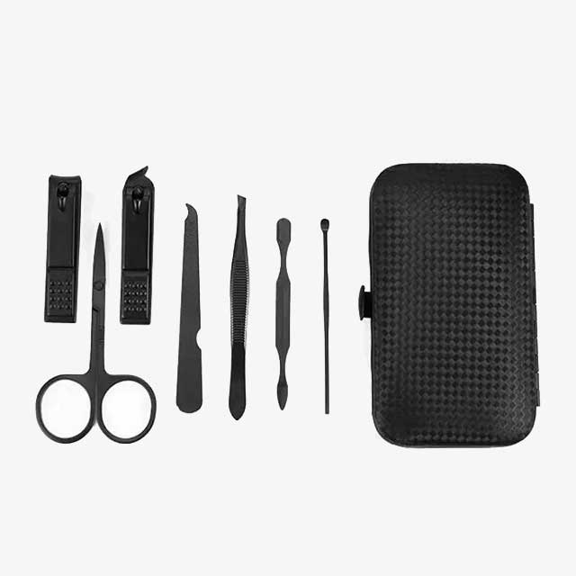 7-Piece Manicure Tool Set for Unisex - Professional Nail Care Kit for Home & Travel