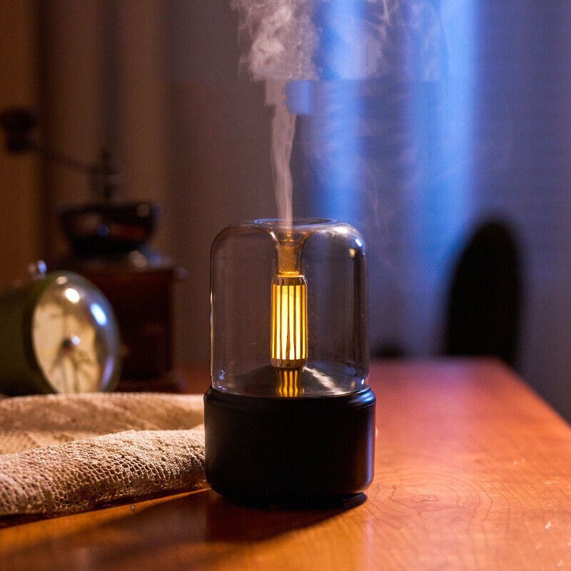 Atmosphere Light Humidifier Candlelight Portable Aroma Diffuser 120ml