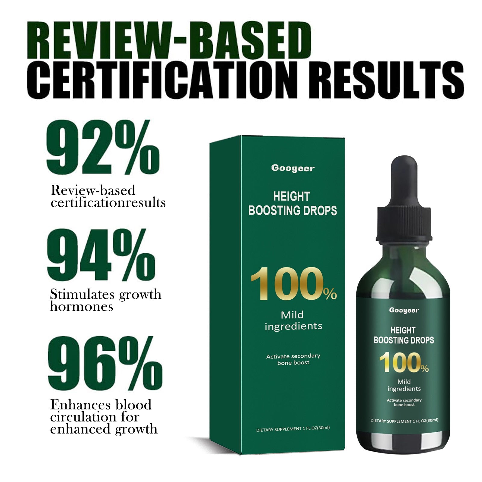 Boost Your Body Care, Height & Bone Strength with Our Supplements, Fast Results ,30ml