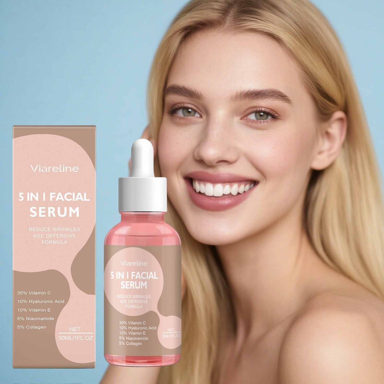 Collagen Care Essence, Daily Skin Care, Hydrating, Softening, Anti-Aging, Moisturizing Serum ,30ml
