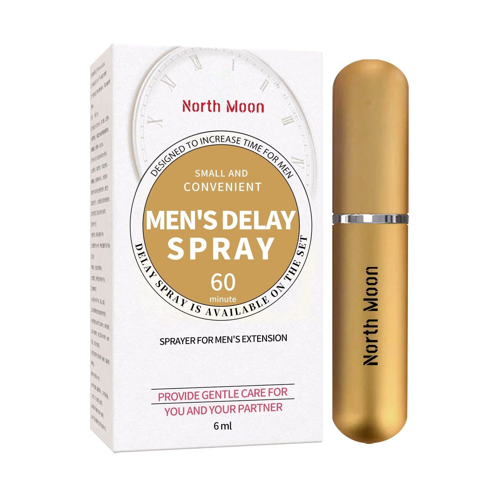 Male Body Care Spray, Boost Vitality, Long-Lasting Intimate Performance ,6ml
