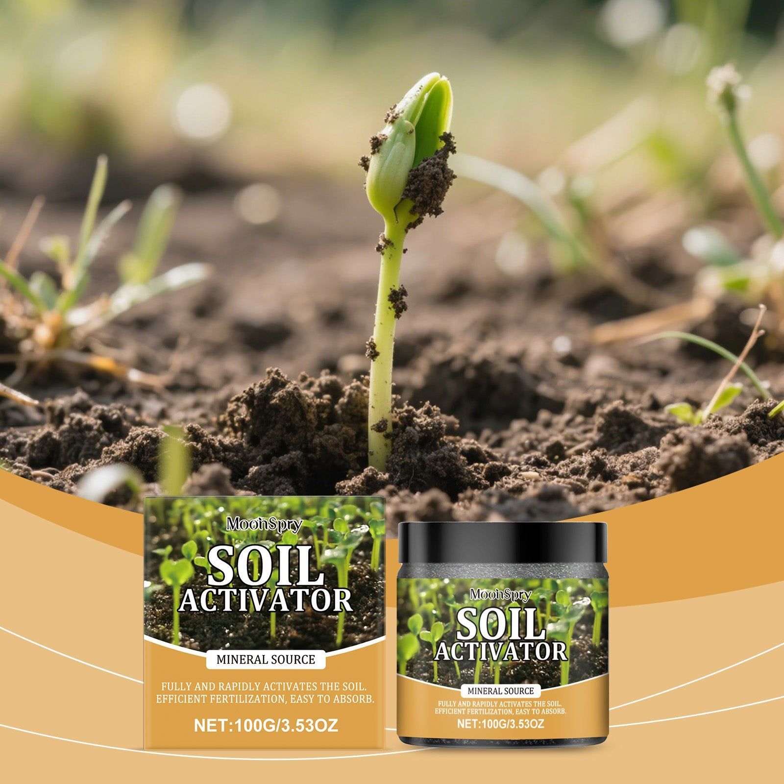 Boost Plant Growth with Soil Activator, Horticultural Care, Nutrient & Soil Health ,100g