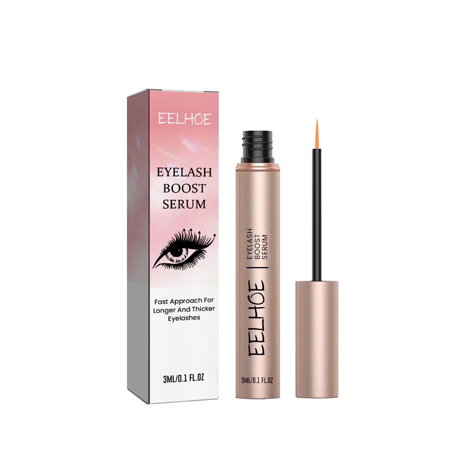 Eyelash Boost Serum for Slender Dense Lashes, Natural Curl, Long Lasting, Nourishing ,3ml