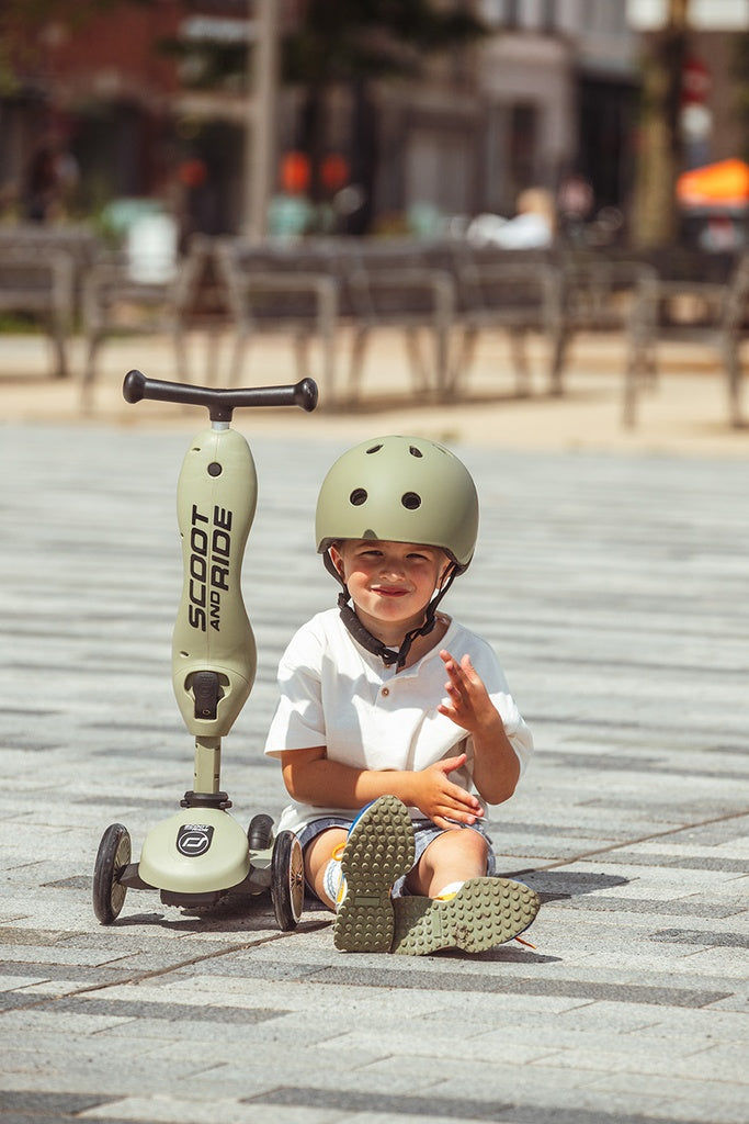 Scoot&Ride-Highwaykick 1 Olive