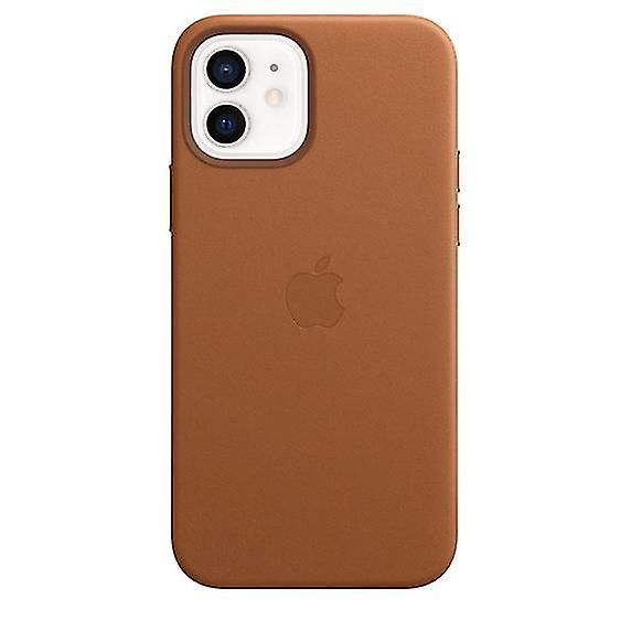 For iPhone 12/12 Pro - Leather Case with MagSafe, Stylish and Protective Phone Cover