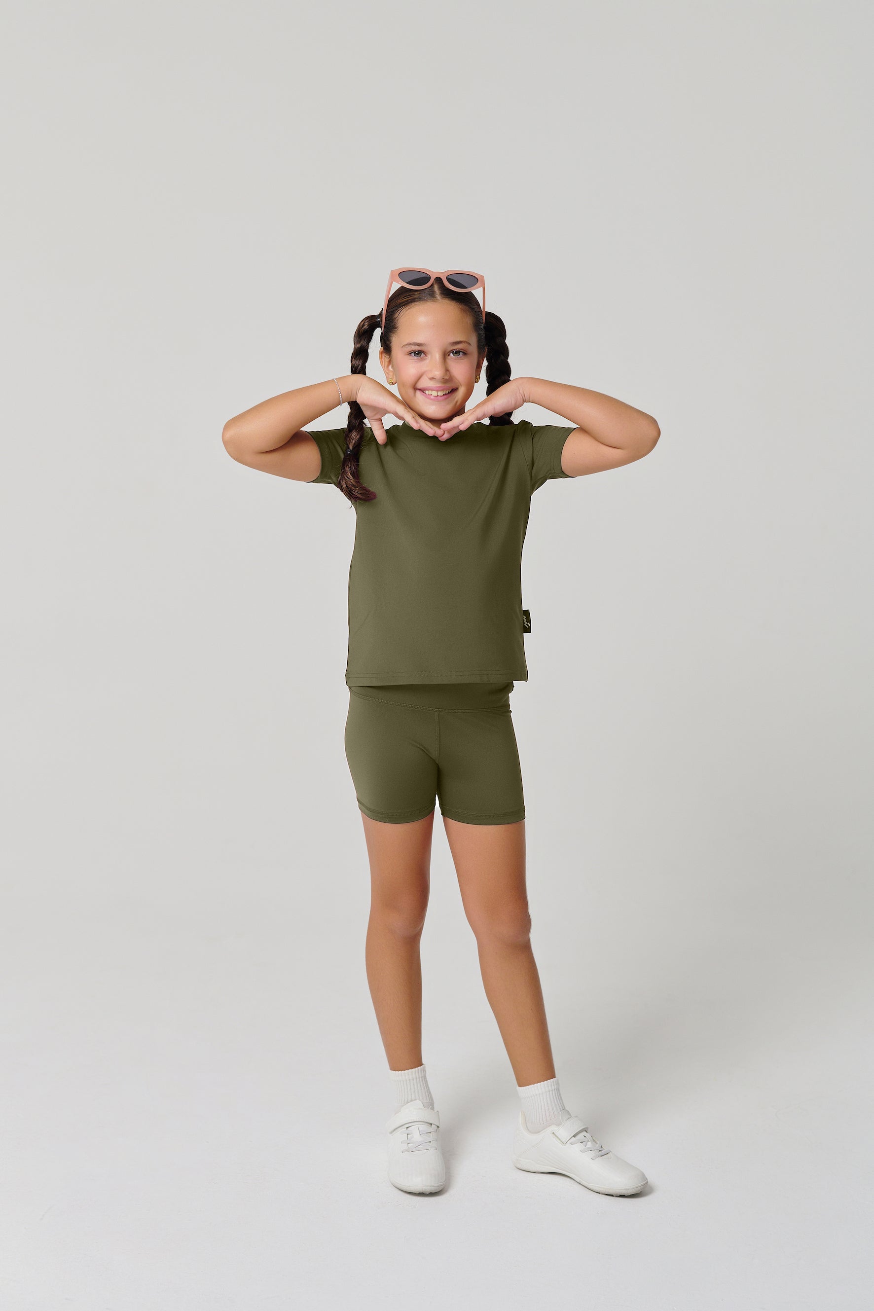 شورتات ركوب الدراجات "MULU Classic" للأطفال - أخضر