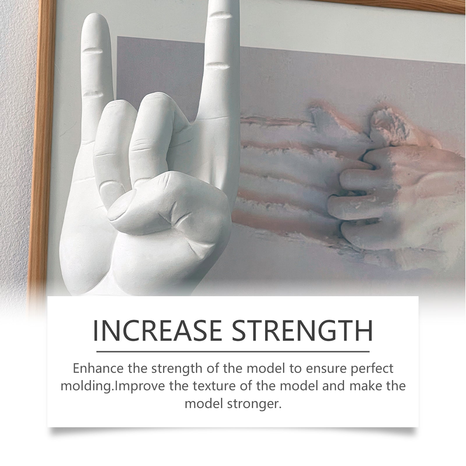 Create Realistic Clone Hand Model Kit for DIY Souvenirs, Perfect Valentine's Day Gift ,1set