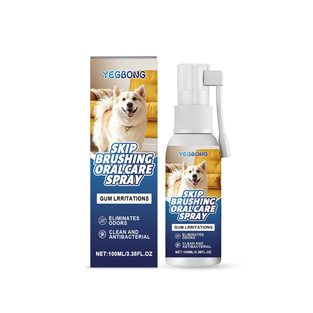 Fresh Care Pet Oral Spray, Freshens Breath, Removes Tartar, Promotes Dental Health ,100ml