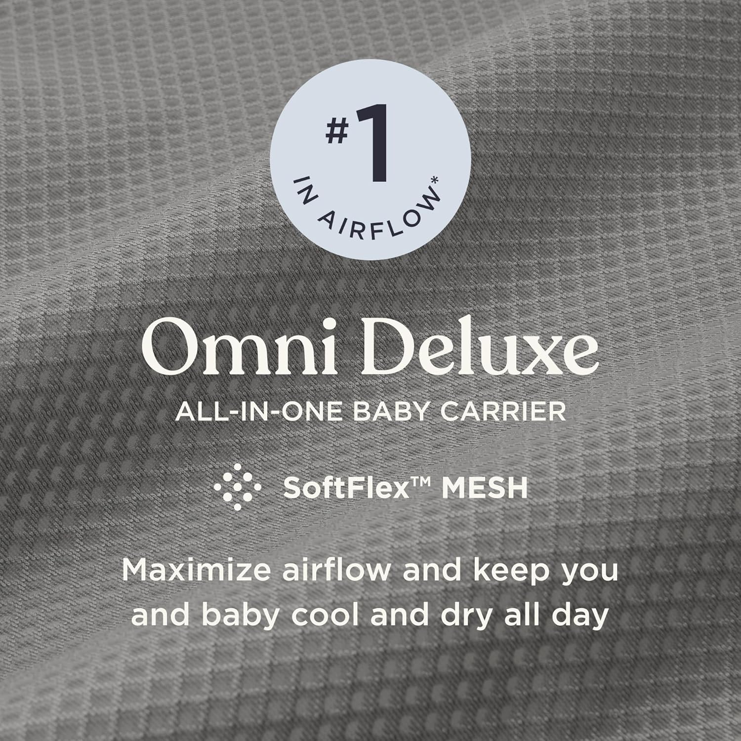 Ergobaby Omni Deluxe Mesh - Pearl Grey