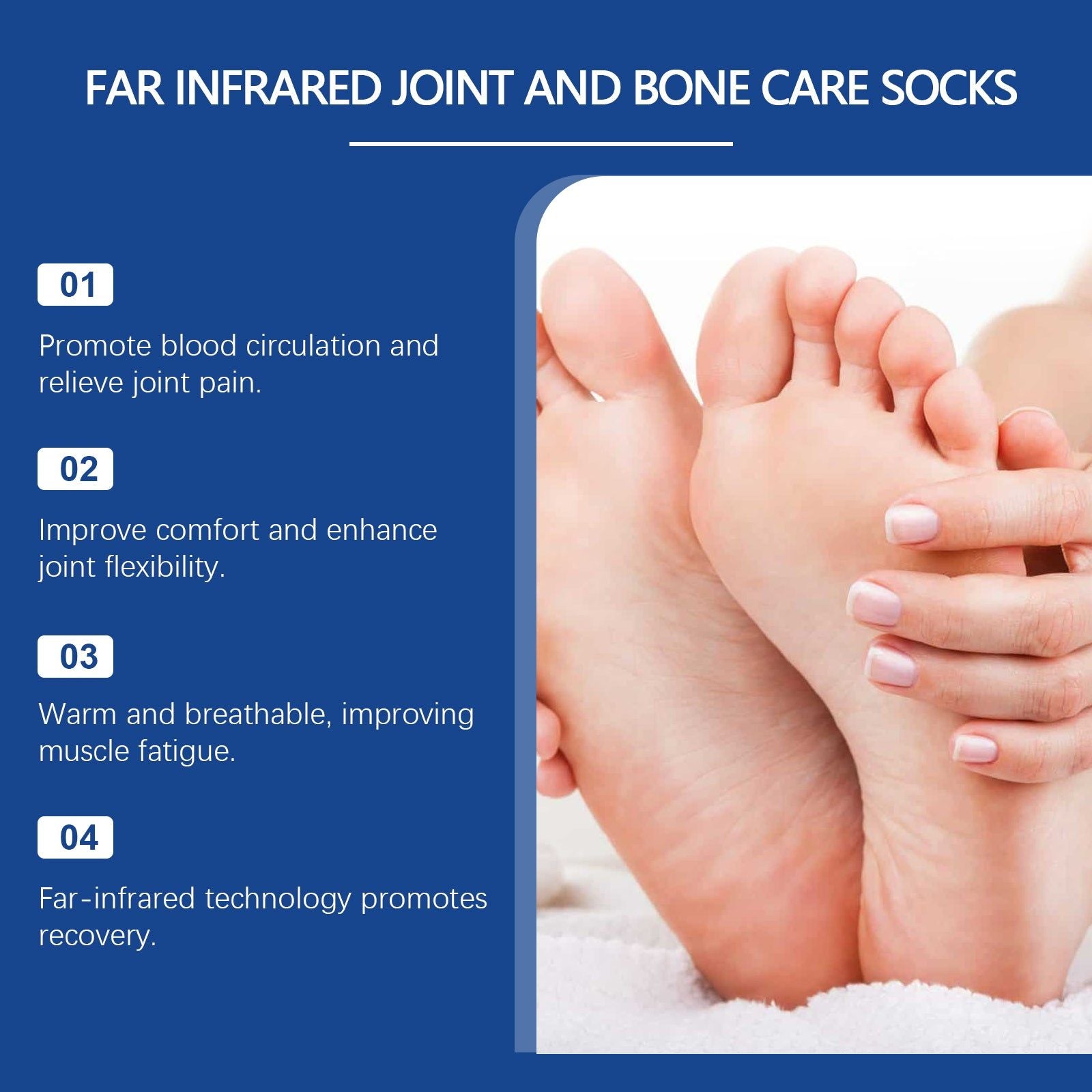 Premium Foot Care Socks for Joint Support, Pain Relief, and Muscle Recovery ,1 pair