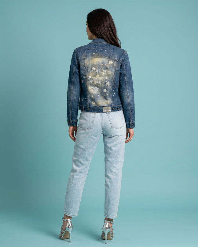 By Carmenzo Magic star jeans jacket