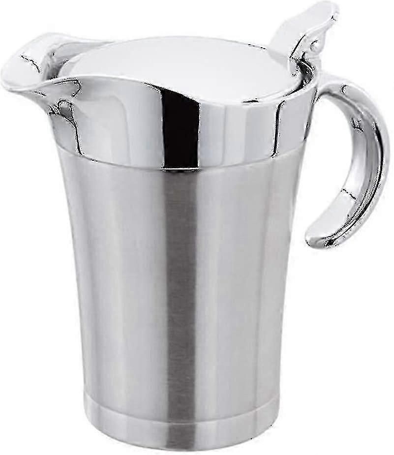 750ml Stainless Steel Insulated Gravy Boat With Drip Free Spout