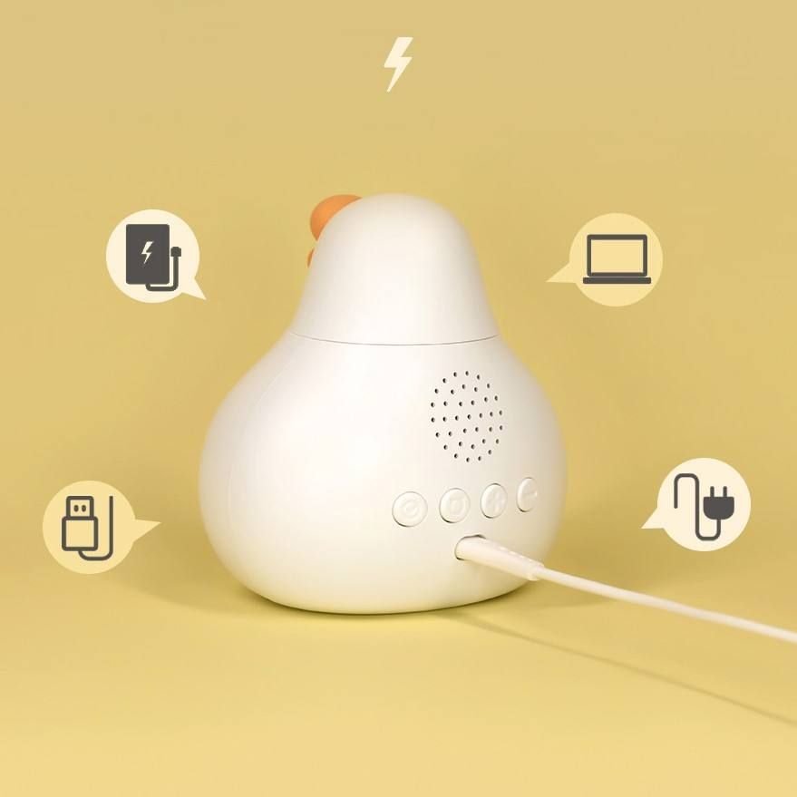 Generic Goose Digital Alarm Clock Sleep Training Alarm Clock Rechargeable Alarm Clock for Kids