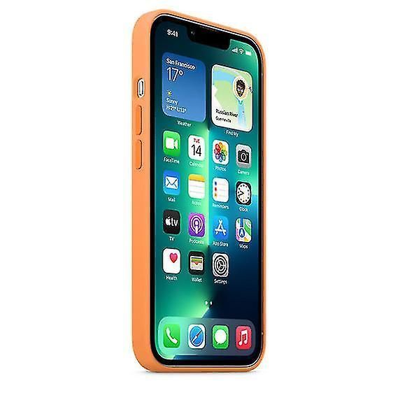 For iPhone 13 Pro Max - Silicone Phone Case with Perfect Protection and Magnetic Charging Support