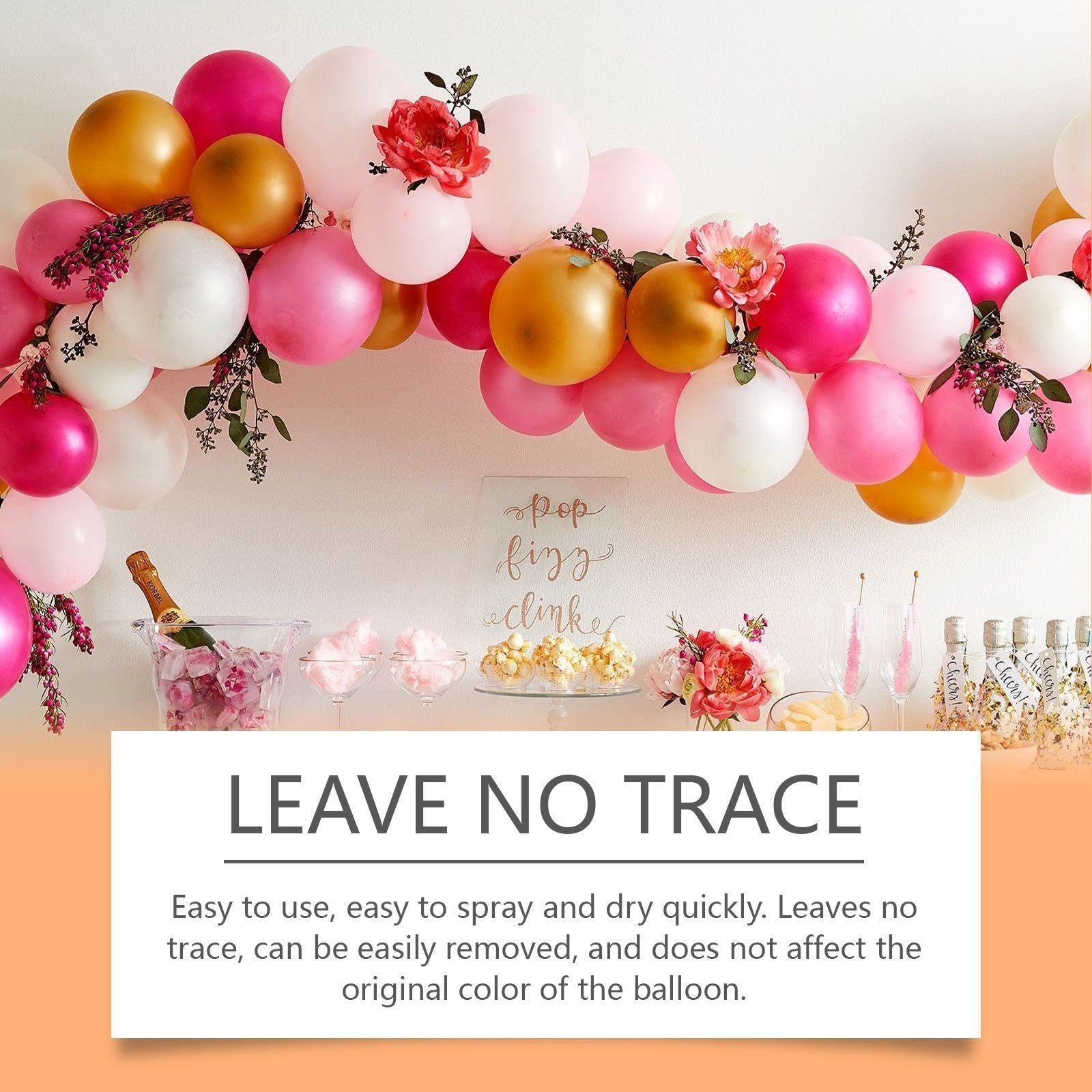 Brighten Your Balloons Instantly, Long-Lasting Gloss, Perfect for Party Decor ,100ml