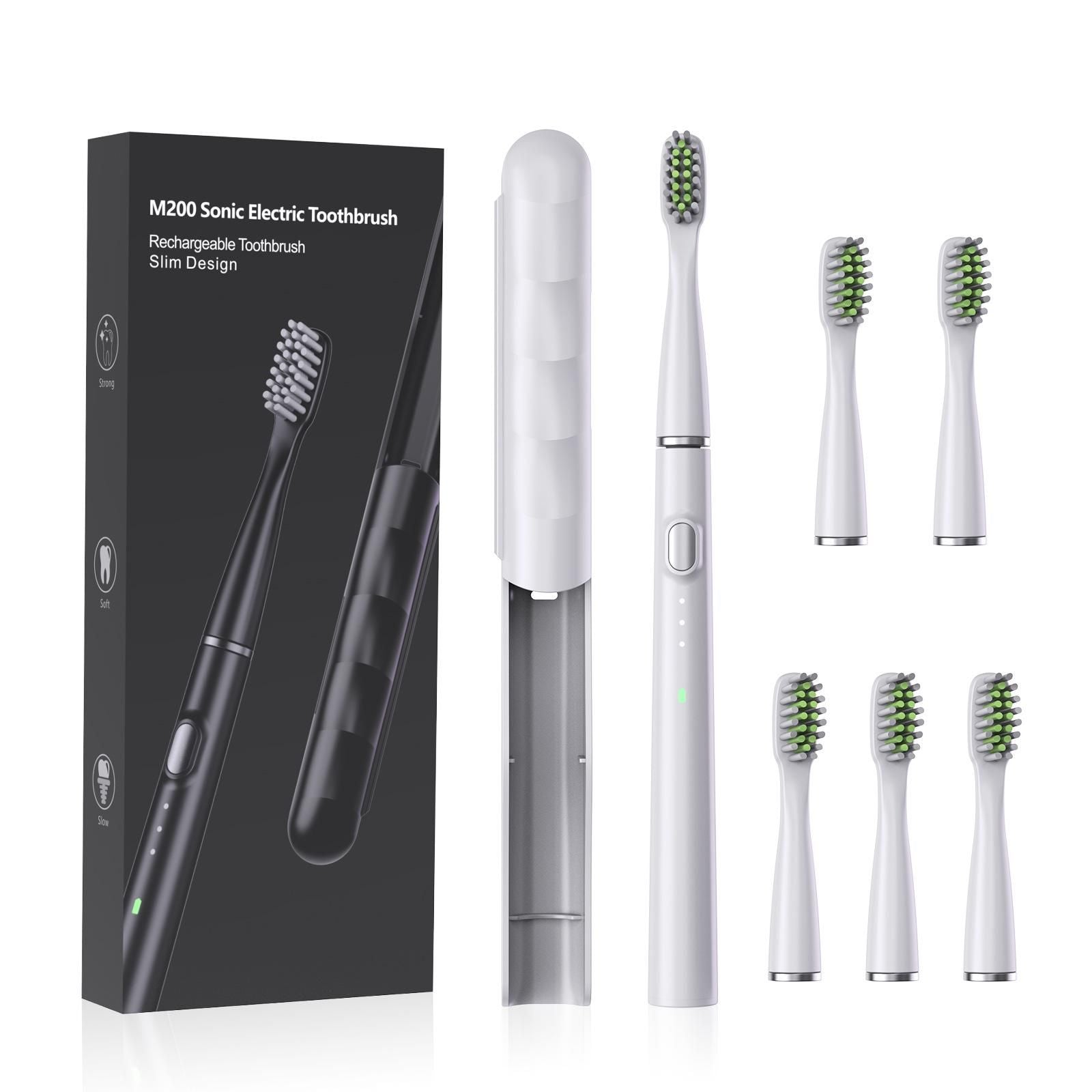 M200 IPX7 Waterproof Smart Timing Electric Toothbrush