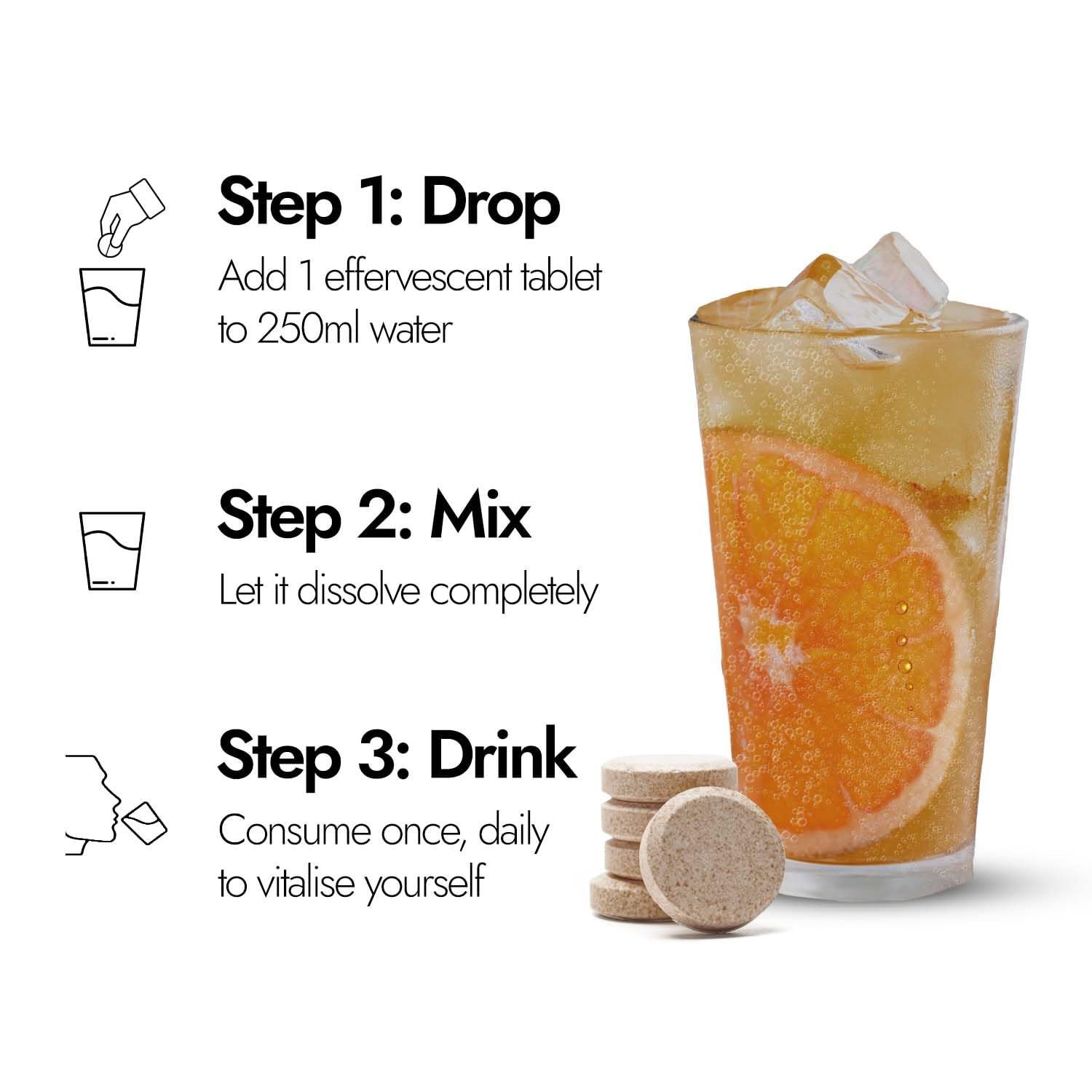 كابيفا شلاجيت الهيمالايا النقي الأصلي أقراص فوارة 20