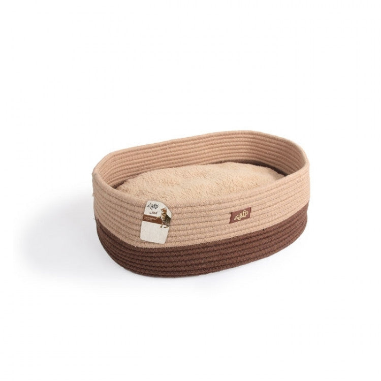 All For Paws Oval Rope Cat Bed