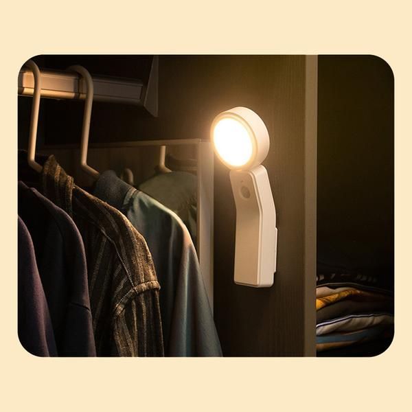 Motion Sensor Lamp Wireless Night Light LED Detection Lamp Free Installation Table Light