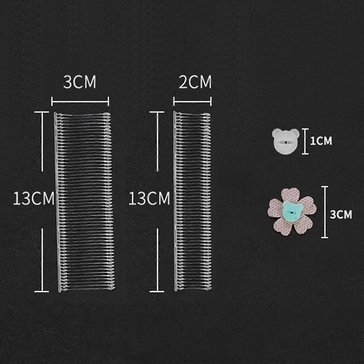 Clothing Repair Kit With 100 Micro Fasteners and Thin Needles