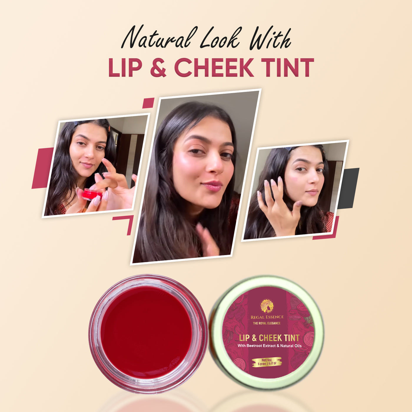 Regal Essence Beetroot Matte Lip Tint Red, 5GM