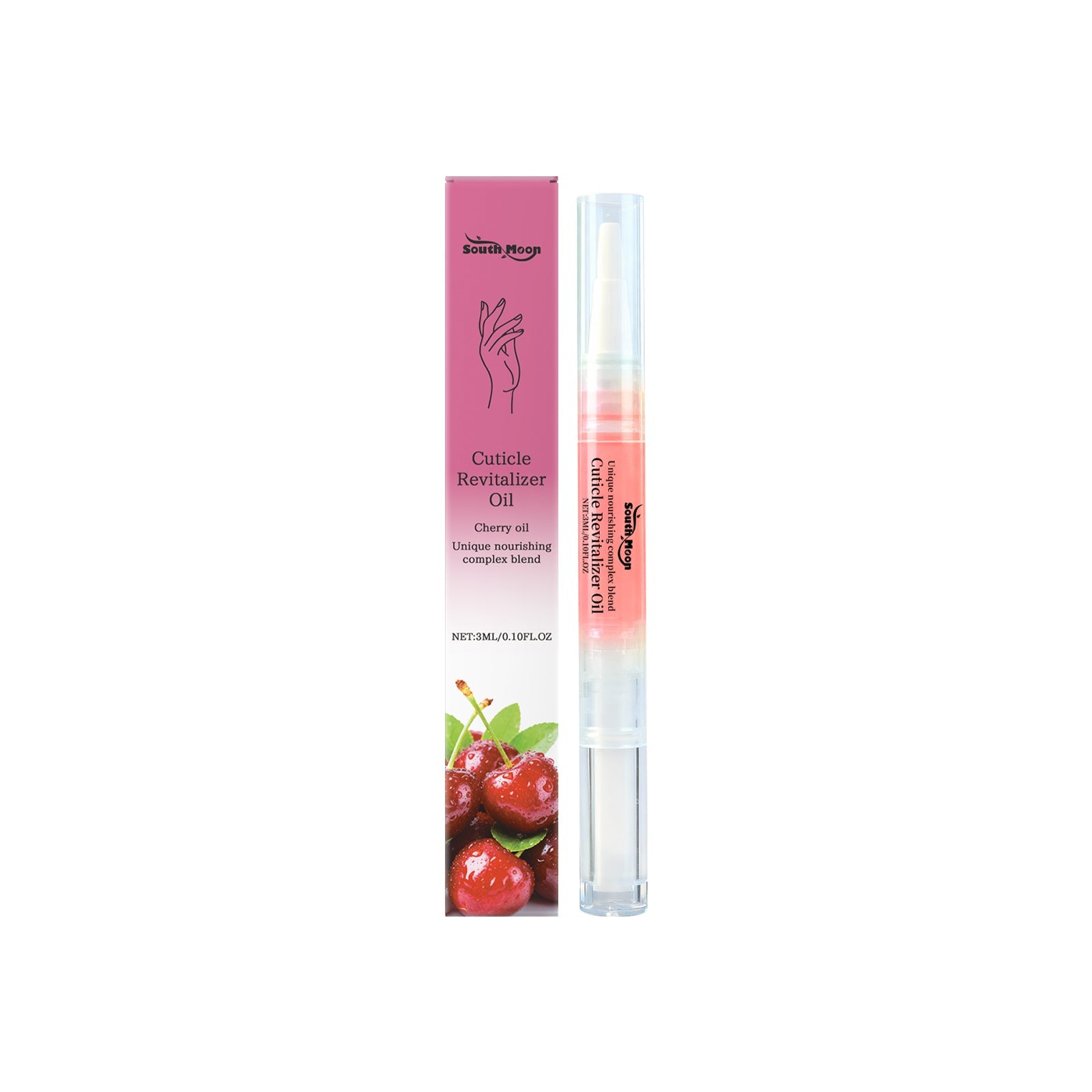 Cherry Nail Care Oil Pen, Moisturizes, Shiny Nails, Gentle, Nail Repair ,3ml